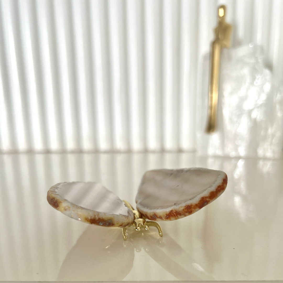 Agate Stone Butterfly Figurine