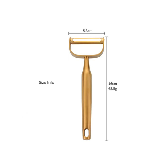 Vegetable Peeler | 304 Stainless Steel | Gold | Silver