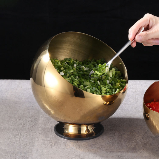 Contemporary Serving Bowl with Stand