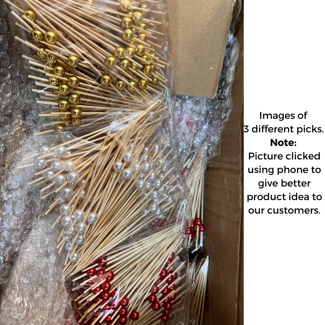 Wooden Skewer Board with 50 Picks