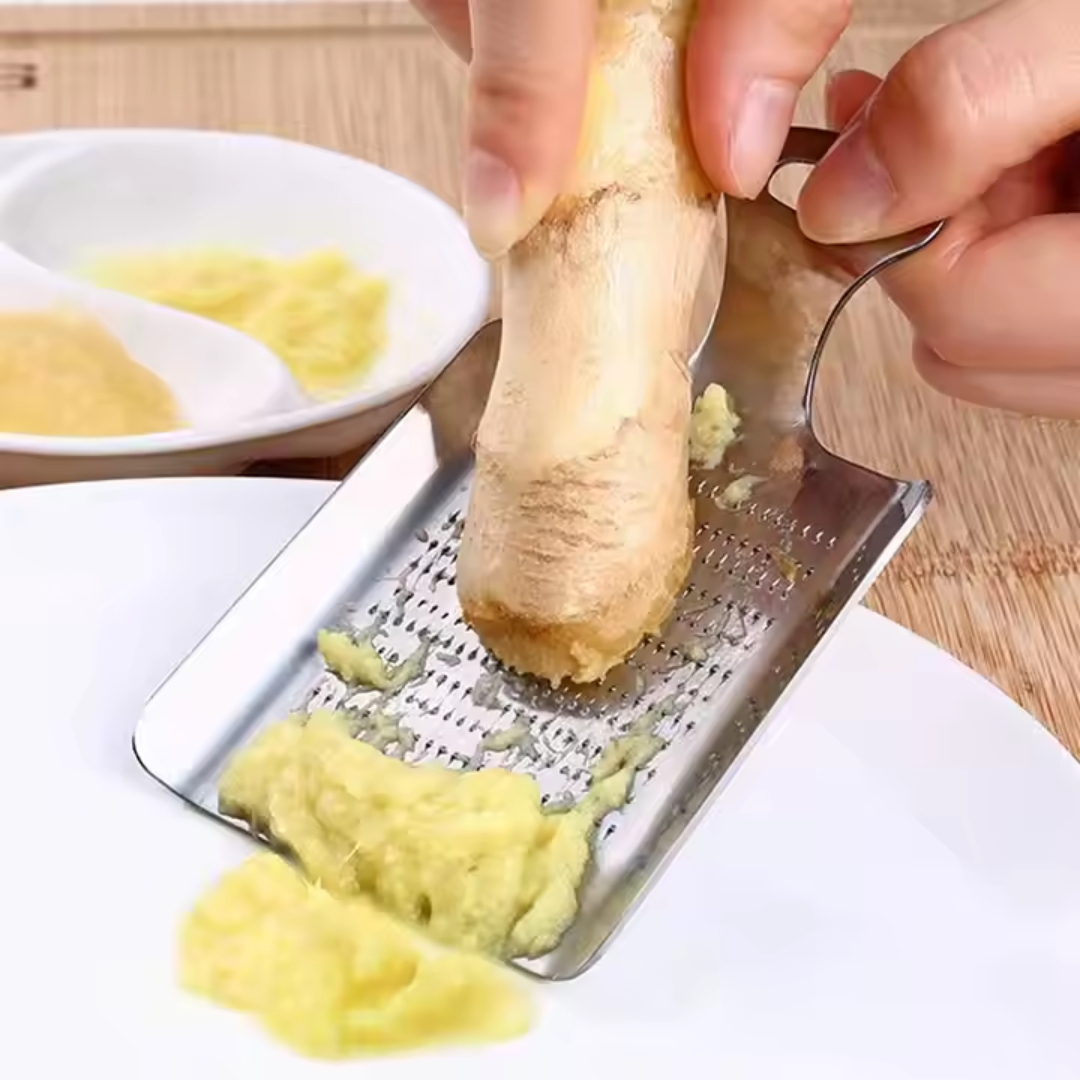 Mini Grater for Ginger Garlic & Lemon Zester - Gold & Silver