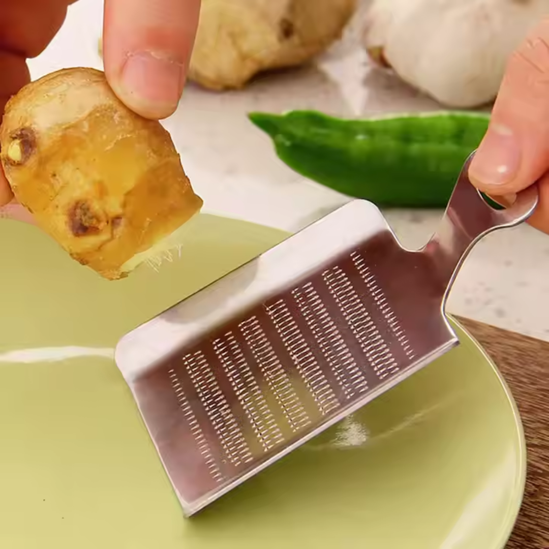 Mini Grater for Ginger Garlic & Lemon Zester - Gold & Silver
