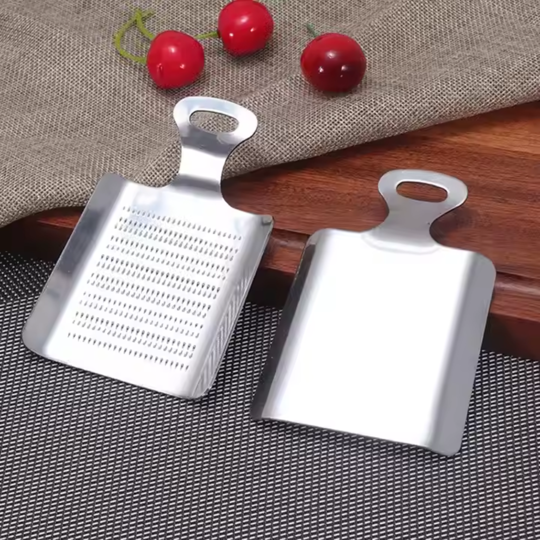 Mini Grater for Ginger Garlic & Lemon Zester - Gold & Silver