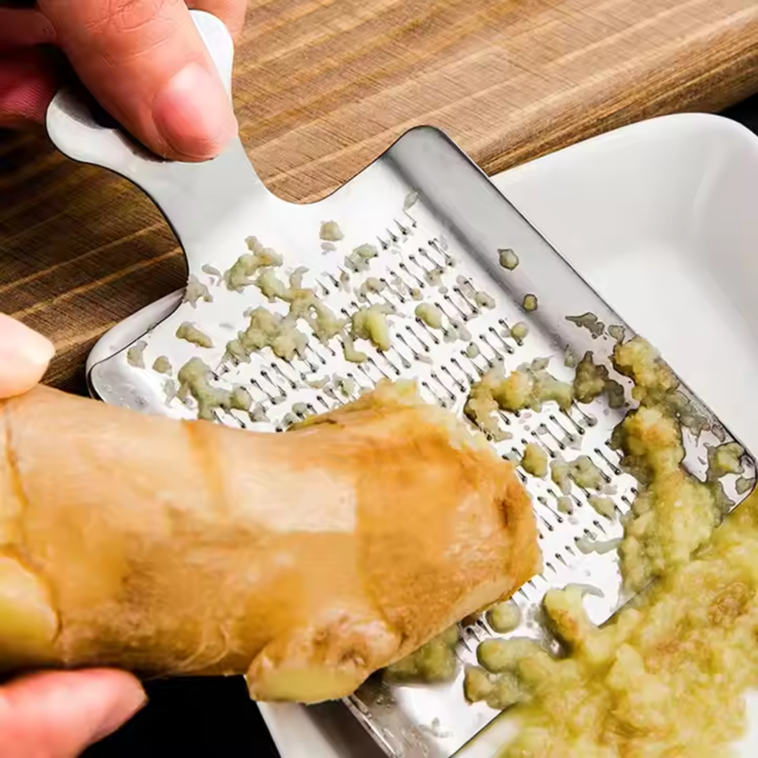 Mini Grater for Ginger Garlic & Lemon Zester - Gold & Silver