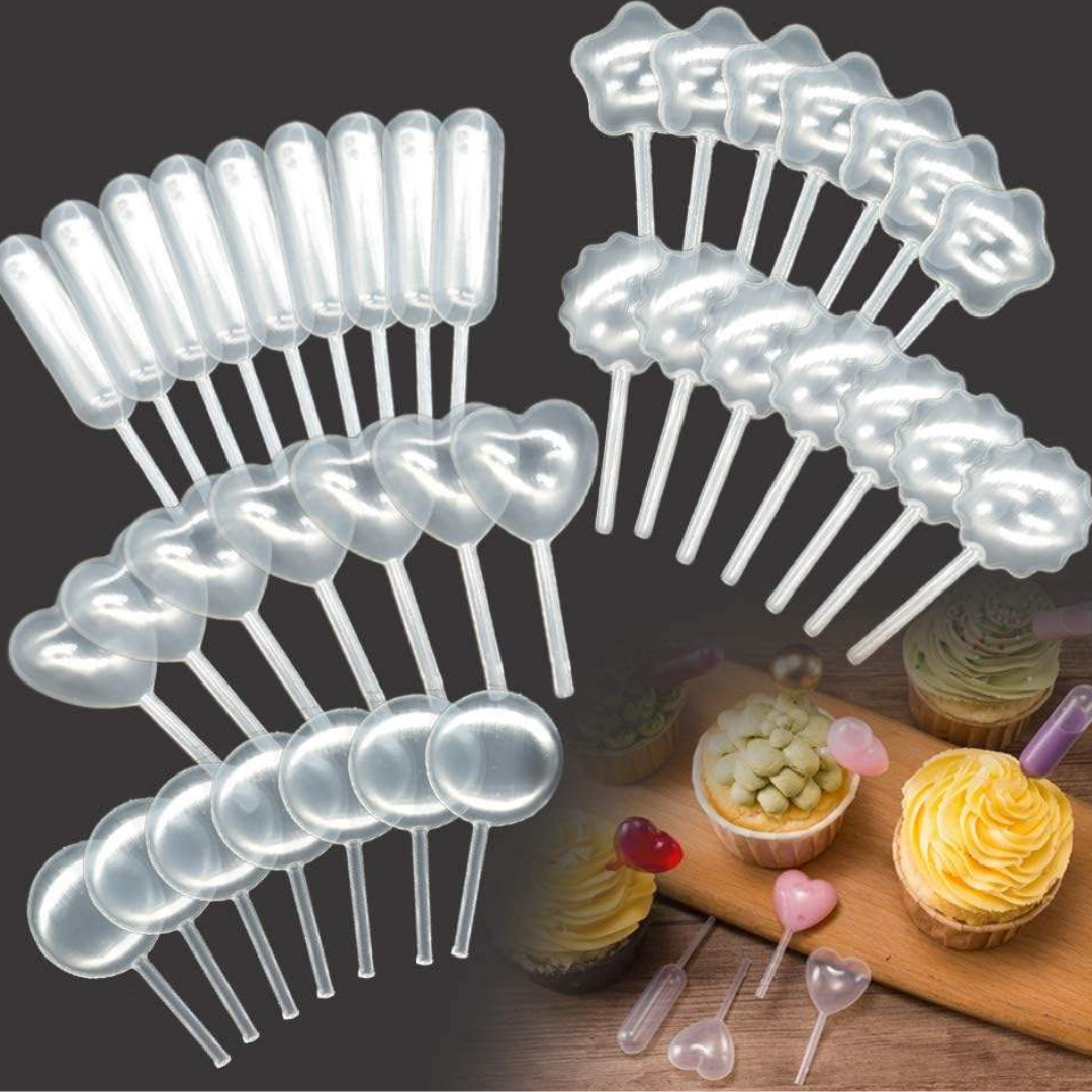 Gourmet Food Pipettes – Set of 50 | Sauce & Flavor Injectors (4 ml)