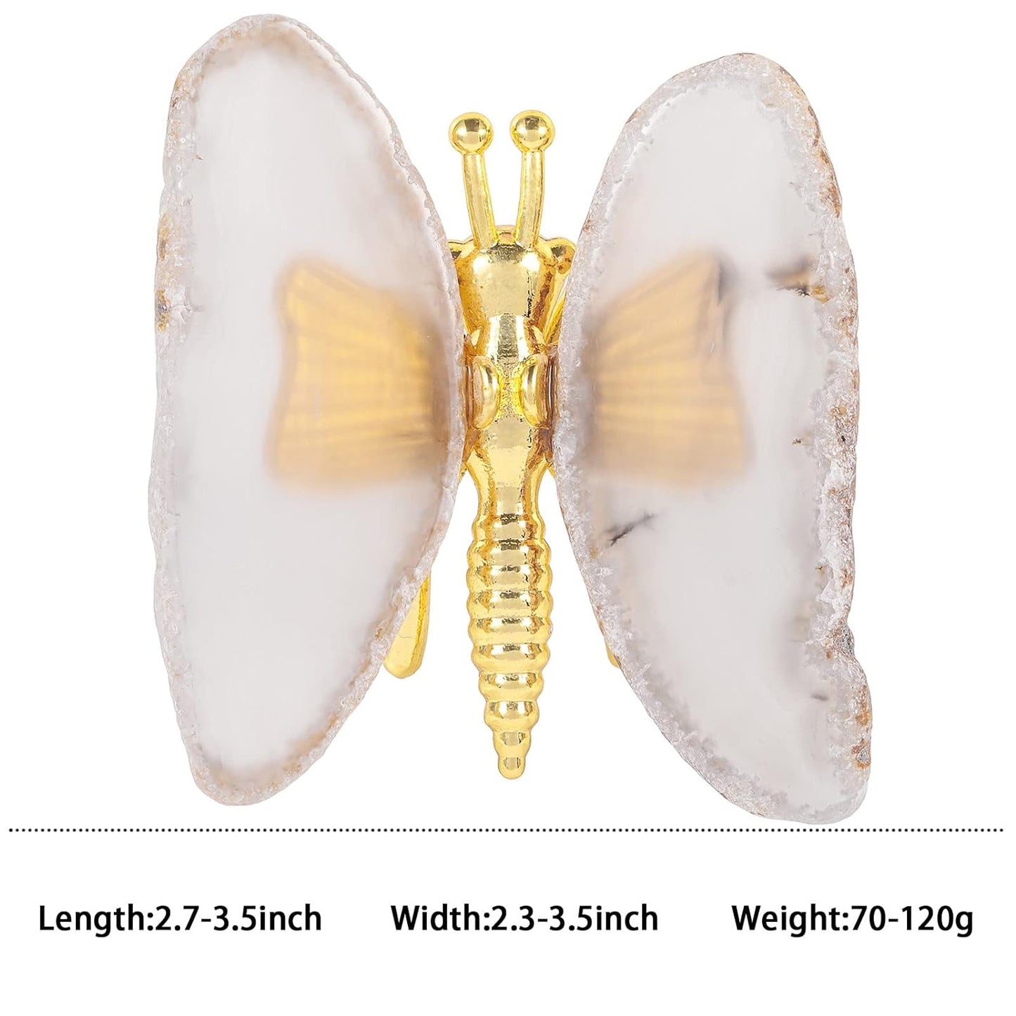 Agate Stone Butterfly Figurine