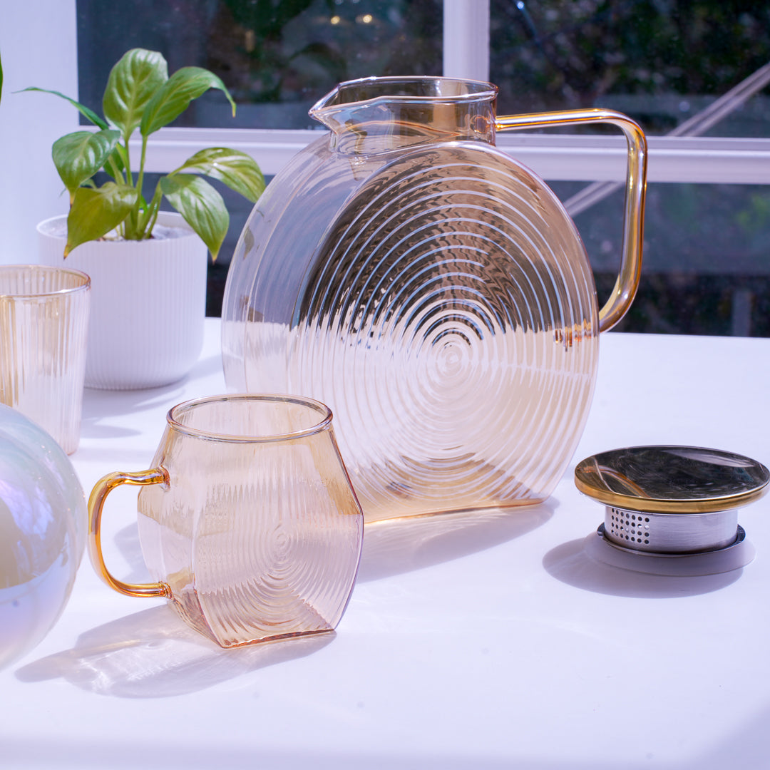 Borosilicate Glass Cup | Brown