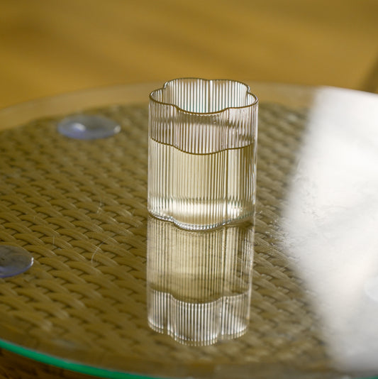 Flower Shaped Bedside Carafe with Matching Glasses – Customizable Water Pitcher Set