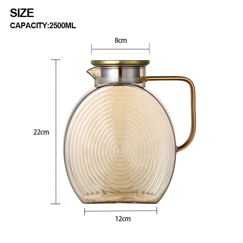 Borosilicate Glass Carafe Jug & Pitcher