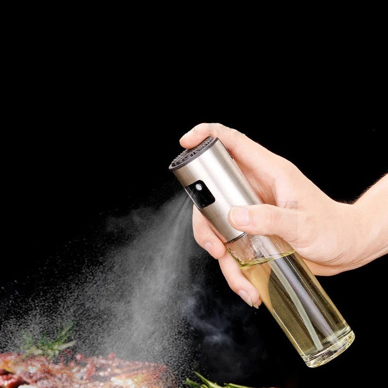 Glass Oil Dispenser Spray Bottle - BPA-Free, 100ml Capacity