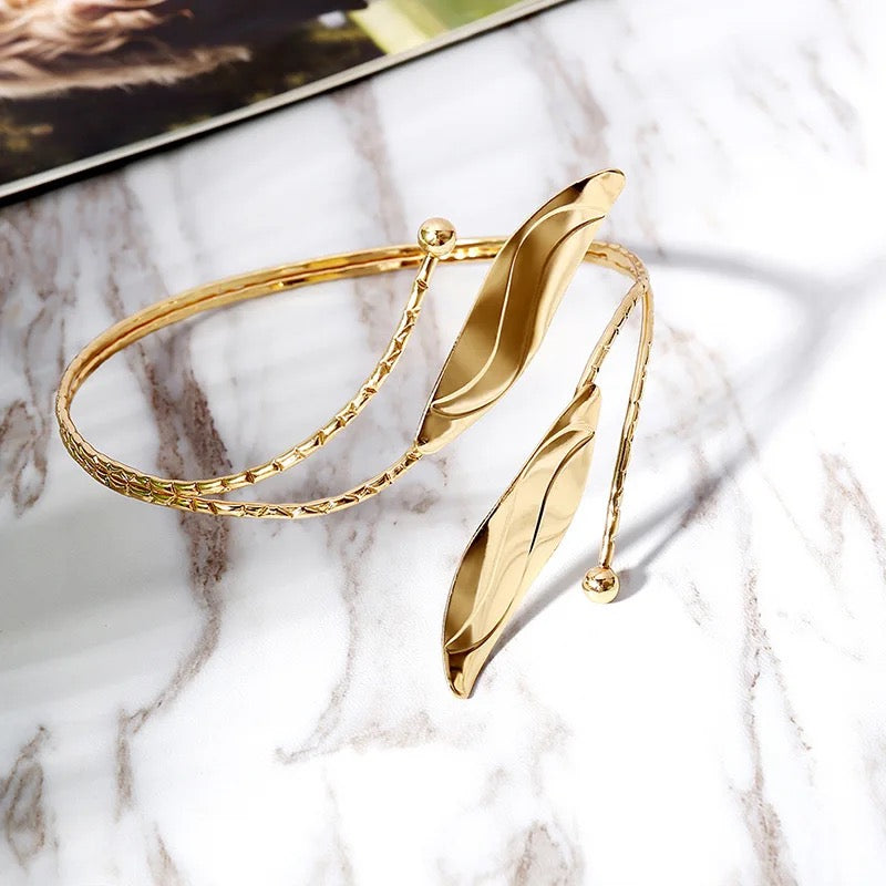 Curtain Tieback - Gold Leaf design
