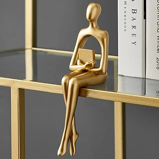 Decorative Sculpture Figurine - Reader