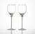 Premium Set of 2 Wine Glasses with Gold Accents - 420ml