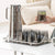 Luxury Grey Glass Gift Jug Set with 4 or 6 Drinking Glasses