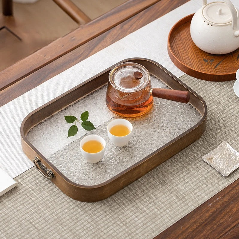 Luxury Serving Wooden Tray - Rectangular