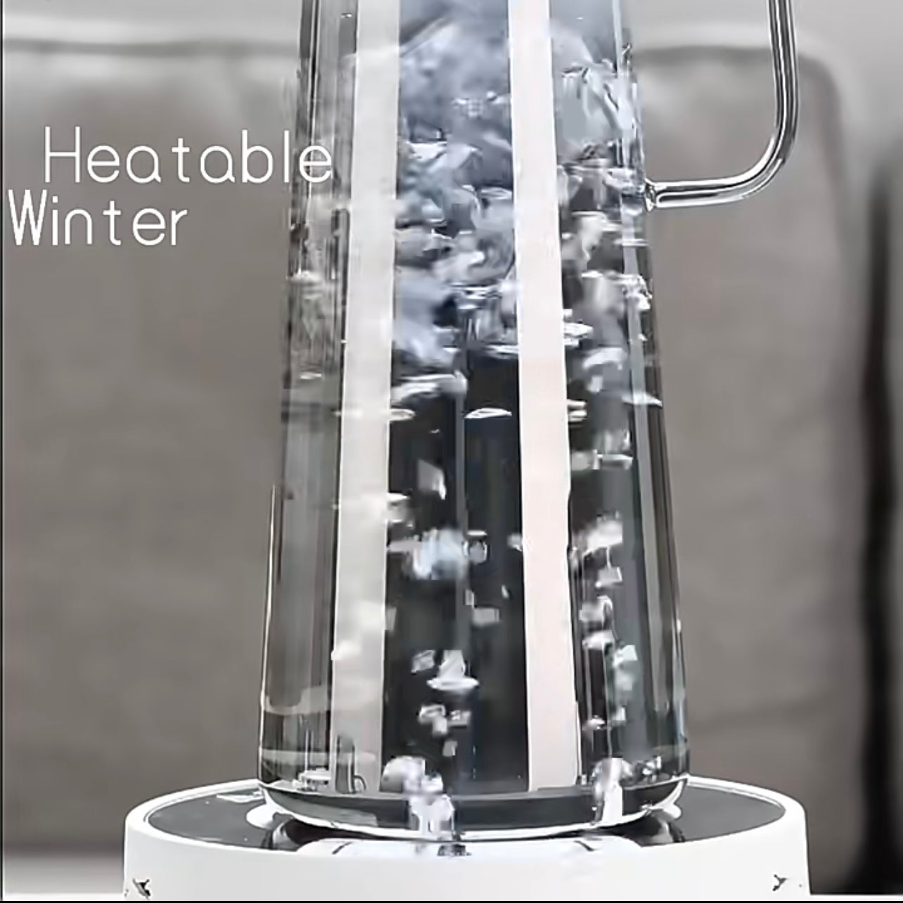 Luxury Grey Glass Gift Jug Set with 4 or 6 Drinking Glasses