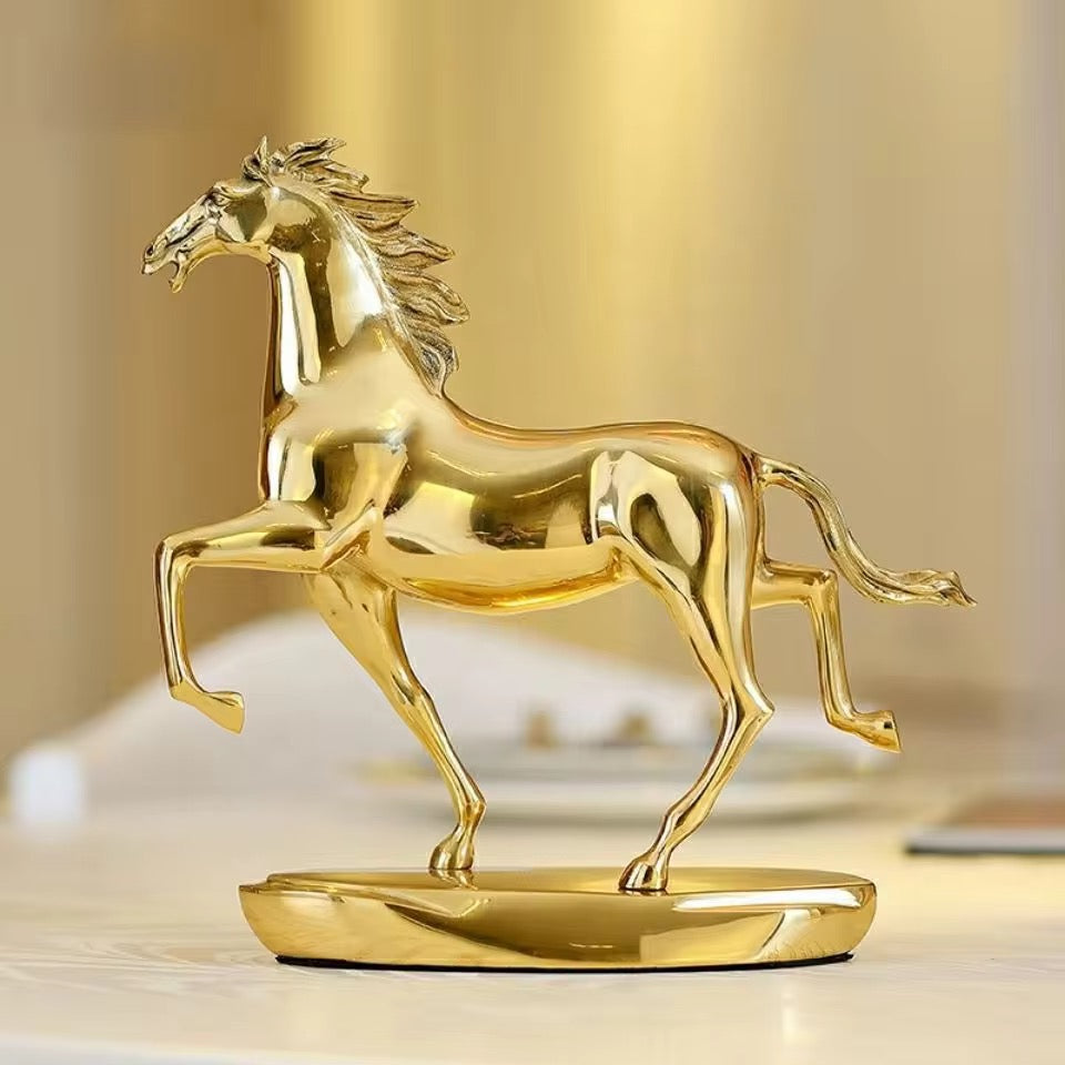 Ultra Luxury Horse Decor Accent - Running Horse