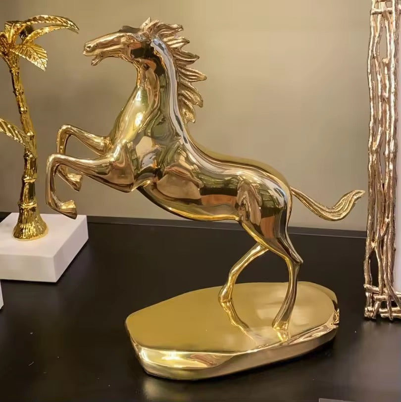 Ultra Luxury Horse Decor Accent - Running Horse