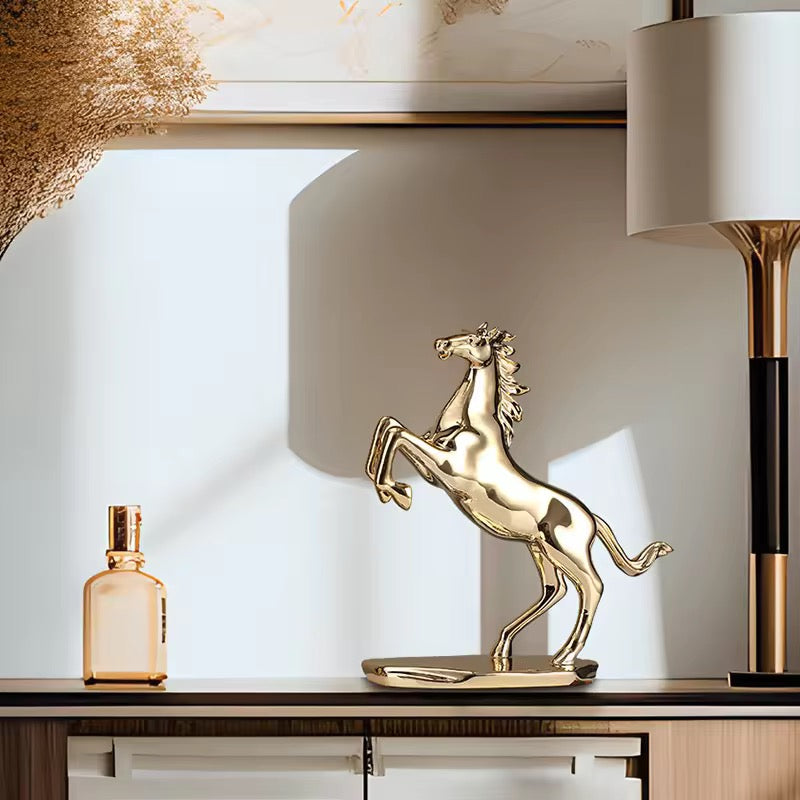 Ultra Luxury Horse Decor Accent - Running Horse