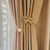 Luxury Gold Curtain Ring Tieback - Tree Design
