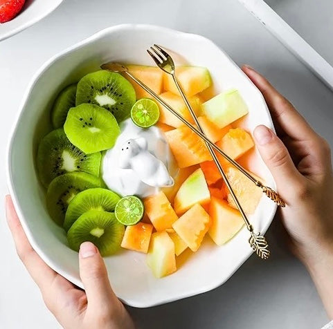 Bear Bowl - Sleeping Style - Salad, Pasta & Serving Bowl