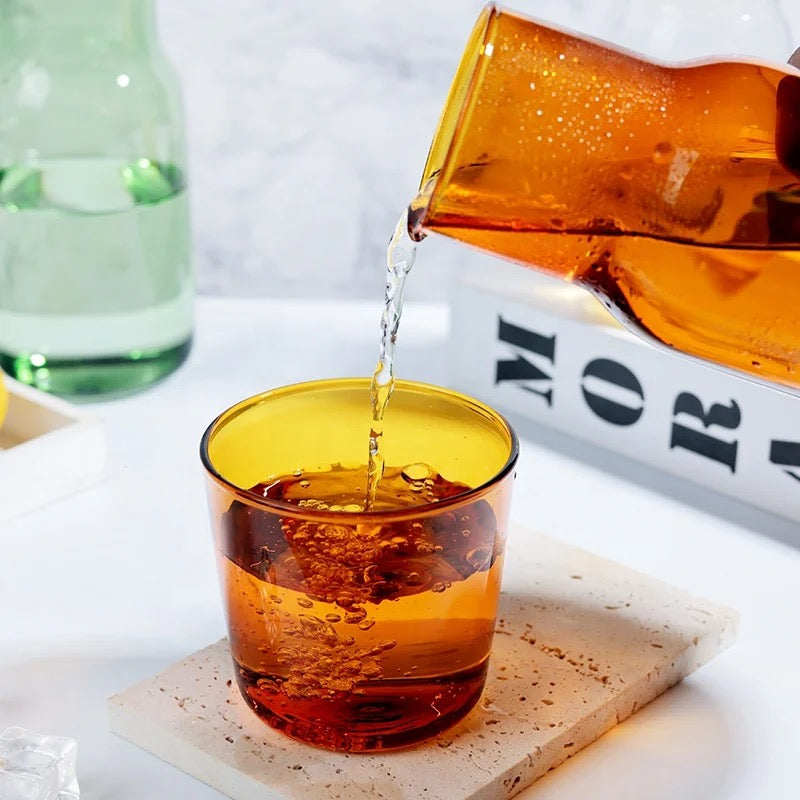 Bedside Carafe with Matching Glass | 3 Colors Available