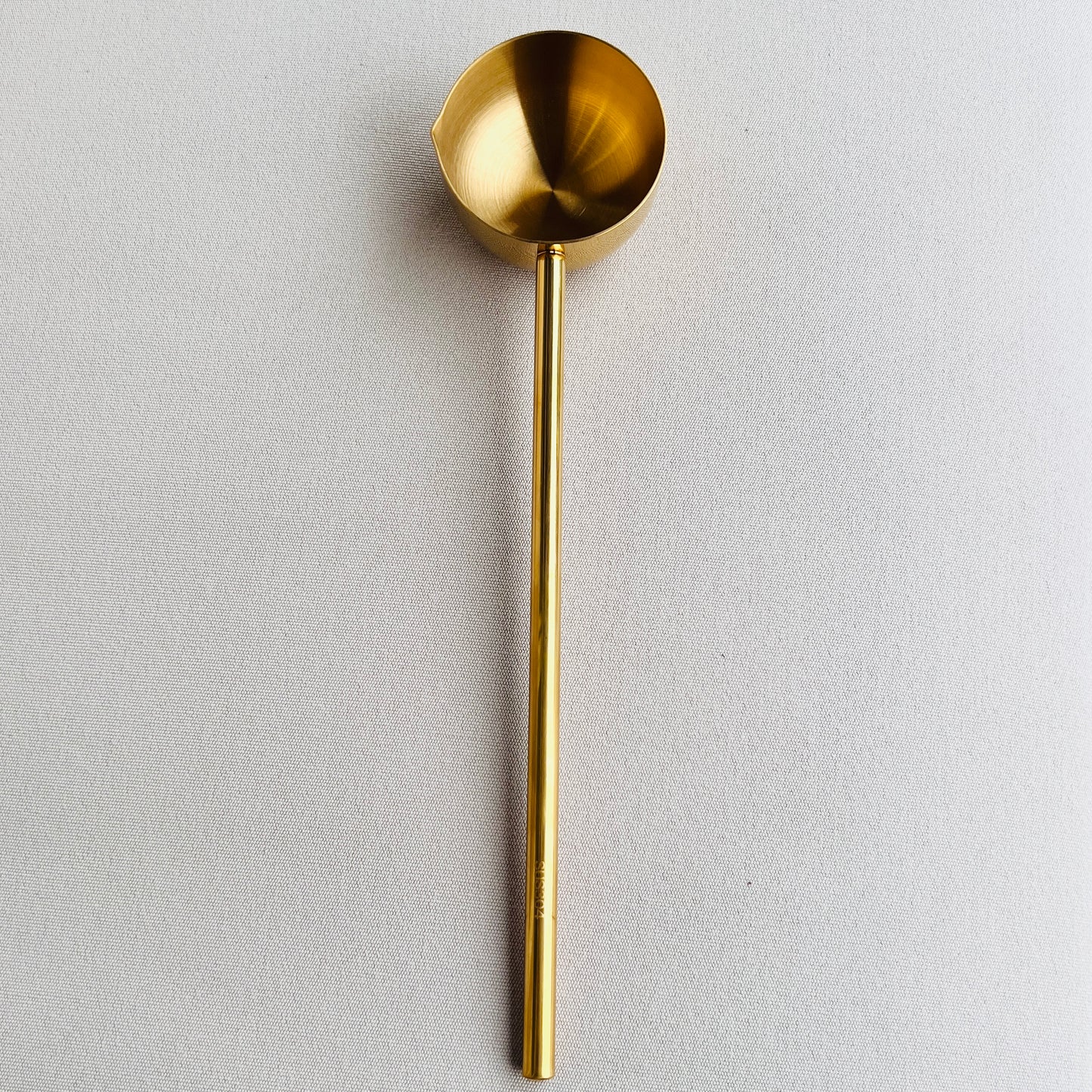 Gold Steel Pourer with Spout - for Soup, Milk & more