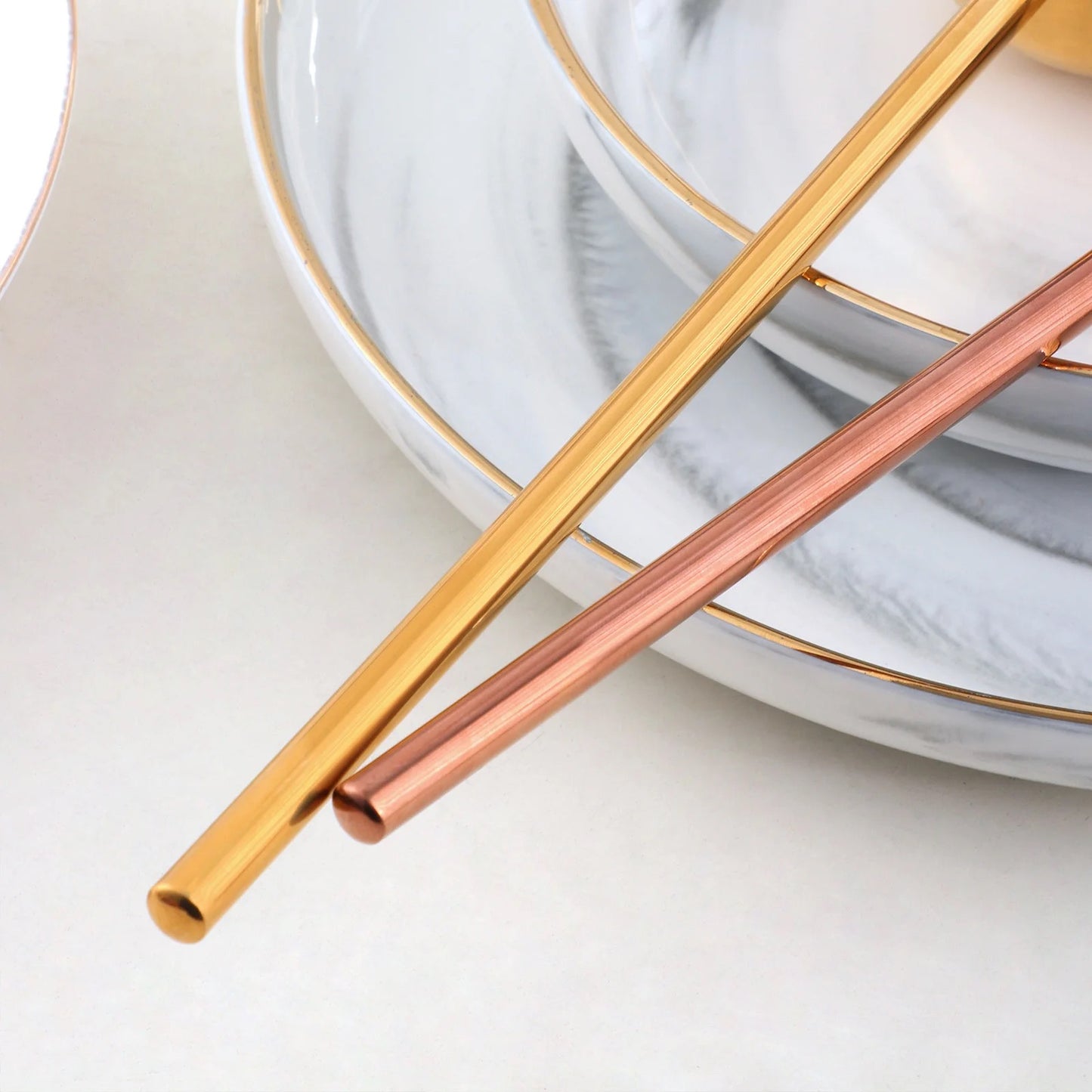 Gold Steel Pourer with Spout - for Soup, Milk & more