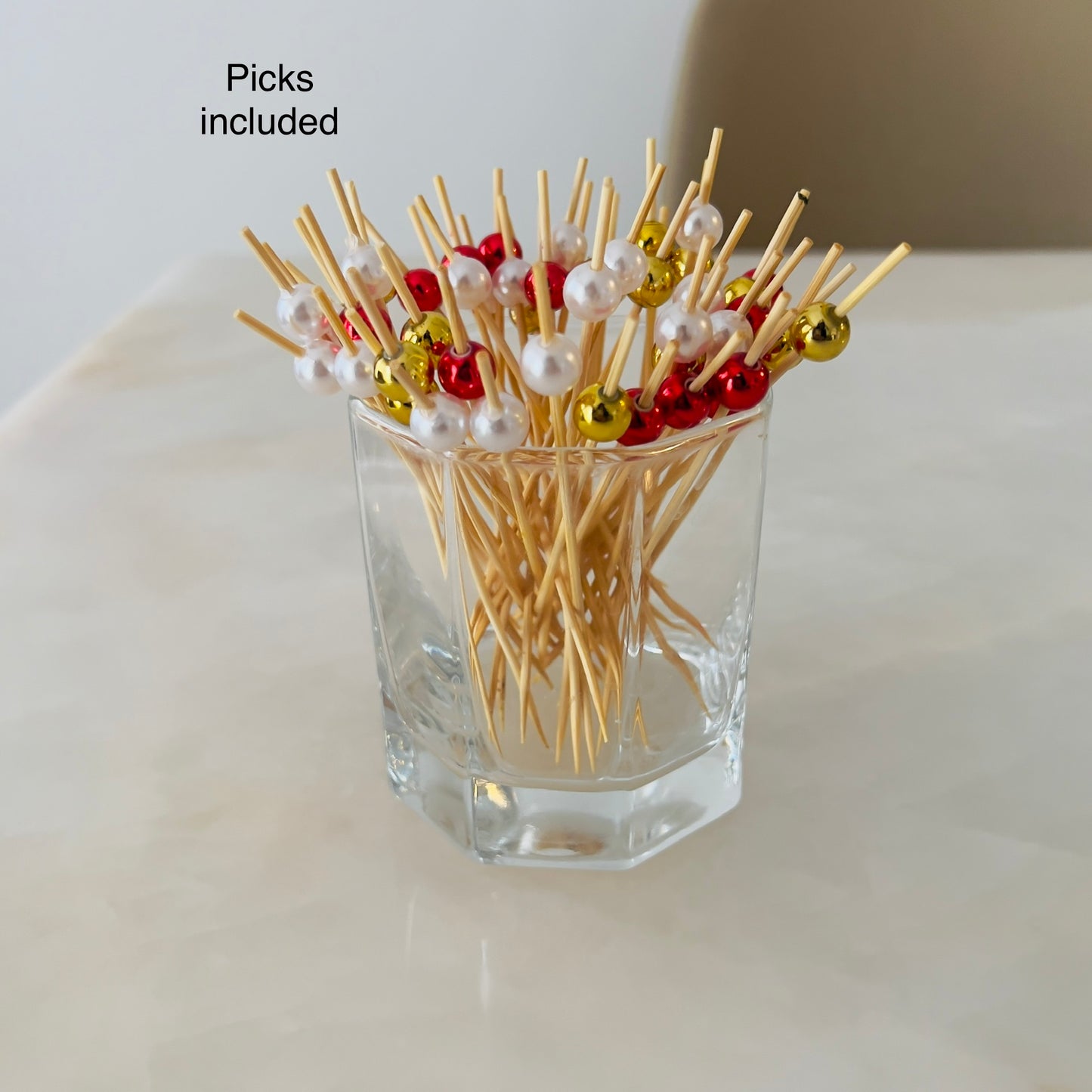 Wooden Skewer Board with 50 Picks