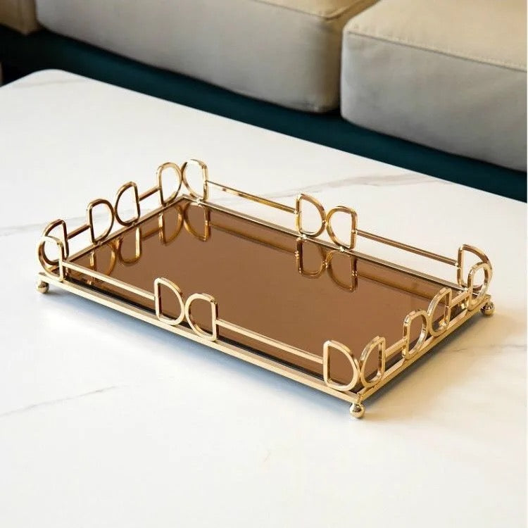 Luxury Metal Tray - 14 inch