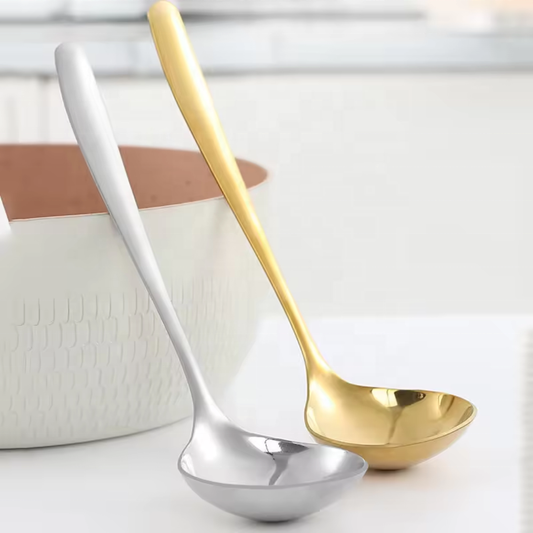Ladle Serving Spoon | 8 inch | Gold | Silver | Stainless Steel