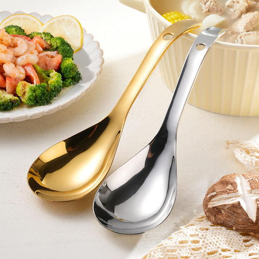 Gold Serving Spoon Multipurpose | Luxury 304 ss | 18/8 Stainless Steel