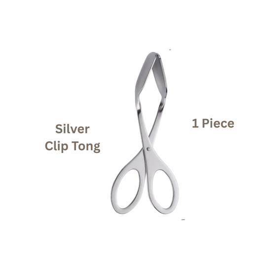 Silver Stainless Steel Tong