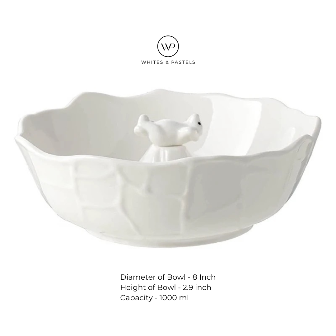 Bear Bowl - Sleeping Style - Salad, Pasta & Serving Bowl