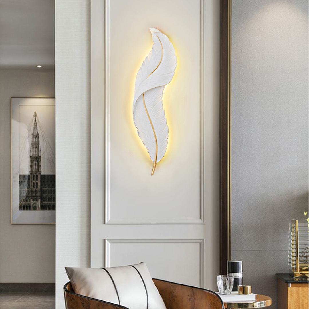 Feather Wall Light for Wall decoration