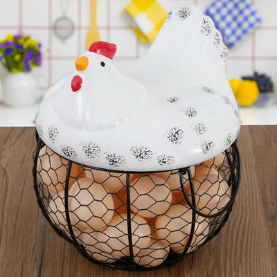 Rooster Egg Storage basket - Extra Large