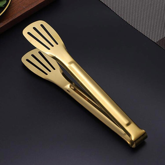 Luxury Gold Stainless Steel Tong for Serving