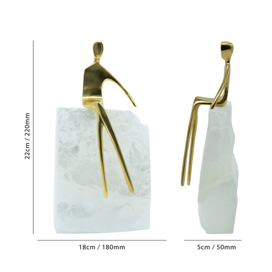 Man & Rock Sculpture - Sculptures & Statues (Photo 2)