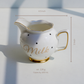 Luxury Porcelain Milk & Creamer Jar with Gold Rim – 100 ml