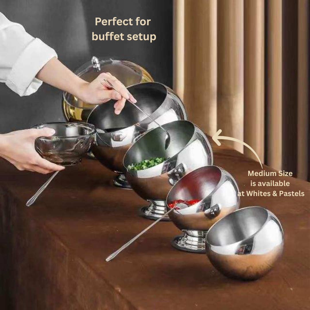Contemporary Serving Bowl with Stand