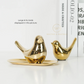 Electroplated Golden Birds - Ceramic