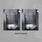 Flower Shaped Bedside Carafe with Matching Glasses – Customizable Water Pitcher Set
