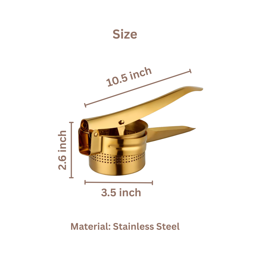 Manual Juicer and Potato Press - 3 colors - Gold, Silver, Rose Gold