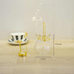 Hanging Tealight Candle Holder Lantern with Glass Vase