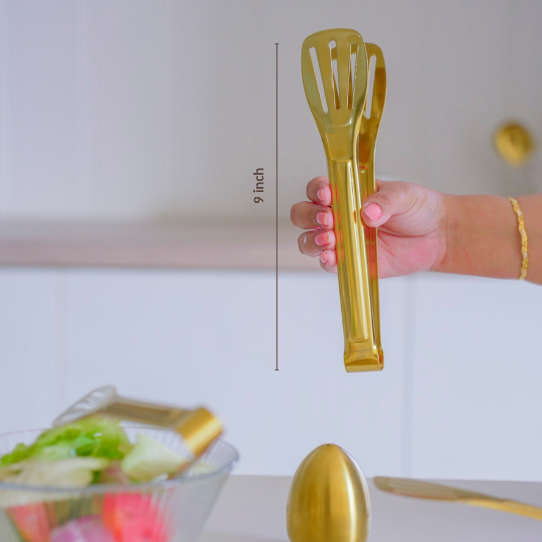 Classic Multipurpose Tong | 4 sizes | Gold & Silver | Stainless Steel