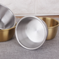 Set of 2 Stainless Steel Dip Bowls with Lids – 40ml & 70ml | Gold & Silver Finish