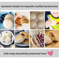 Sandwich Cutter & Sealer - Kitchen Tool for Beautiful Sandwiches