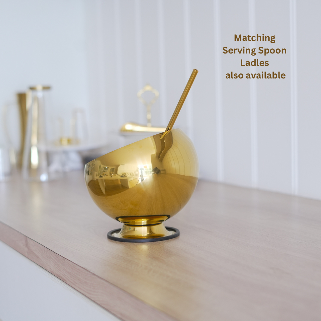 Contemporary Serving Bowl with Stand