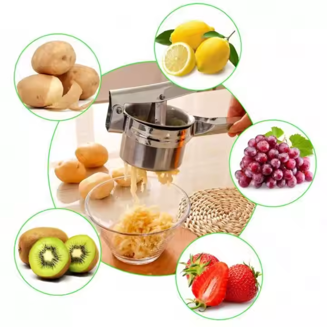 Manual Juicer and Potato Press - 3 colors - Gold, Silver, Rose Gold