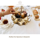 Metal Serving Tray & Stand | 2-Tier | 3-Tier | Scalloped Edge